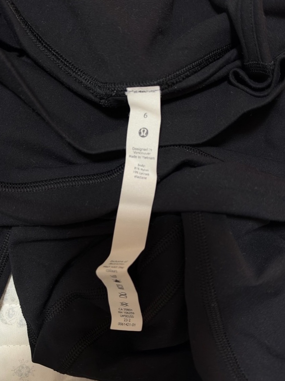 Lululemon Align High Rise Mini Flare Black Leggings - Size 6 - Picture 5 of 5